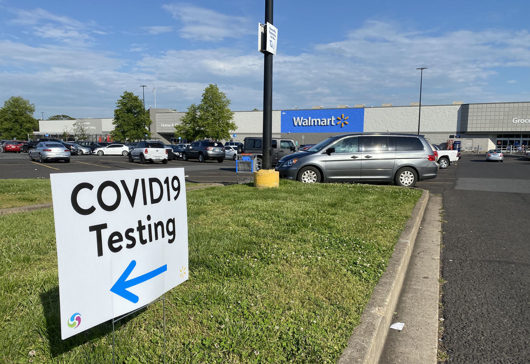 walmart drive-thru covid testing